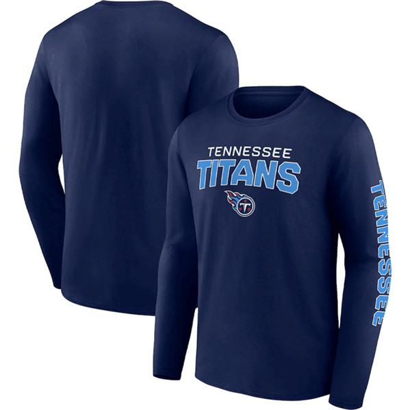 Tennessee Titans Navy Go the Distance Long Sleeve T-Shirt